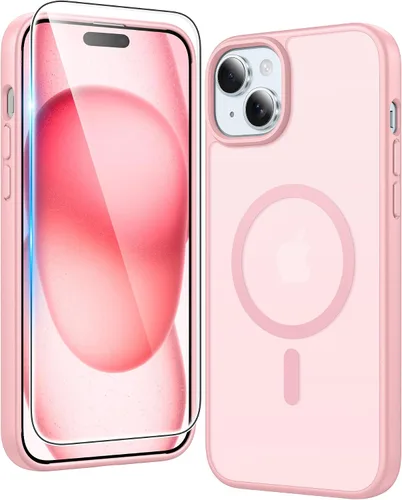 Miniatura 1715 de FNTCASE Funda para iPhone 13 Pro-Max: Fundas magnéticas transparentes compatibles con Magsafe Slim anti amarillamiento protección contra caídas