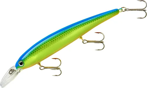 Miniatura 15 de Bandit Lures 4 3/4-Inch Slender Minnow Jerkbait Trolls Up to 27 Feet Deep, Universal Color Patterns, 1 Piece