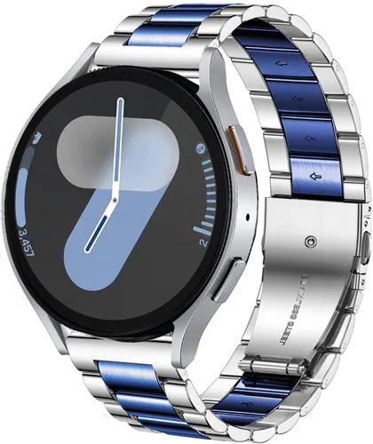 Miniatura 22 de DEALELE - Correas compatibles con Samsung Galaxy Watch 7 / FE / 6/6 Classic / 5/5 Pro / 4/4 Classic/Galaxy 3 de 41 mm, correa de repuesto de metal