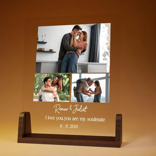 Miniatura 10 de EGD Placa de acrílico personalizada de Spotify para novio y novia, elige tu foto favorita y canción para regalos únicos para mamá papá, regalos