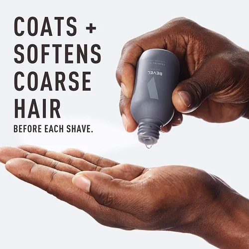 Miniatura 4 de Bevel Paquete de crema de afeitar y aceite para antes del afeitado: incluye crema de afeitar para hombres y aceite de imprimación, clínicamente