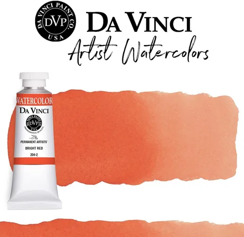 Miniatura 105 de DA VINCI PAINTS Pintura Acuarela Profesional para Artistas, Alizarin Crimson (Quinacridone), 37ml Índigo