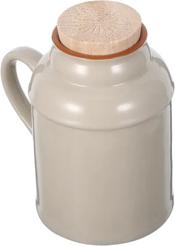Hervidor de cerámica vintage para agua hervida, elegante accesorio de té, diseño decorativo de mano para uso diario para espacios interiores y