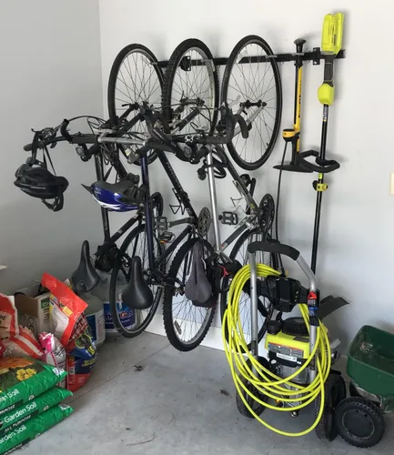 Miniatura 5 de StoreYourBoard Estante de Almacenamiento para Bicicletas – Estante para Bicicletas de Garaje de Servicio Pesado para 5 Bicicletas, Estante Vertical