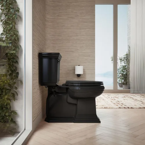 Miniatura 4 de KOHLER 4636-RL-7 Cachet ReadyLatch - Asiento de inodoro alargado de cierre lento, asiento de inodoro de cierre suave con tapa silenciosa, topes Negro