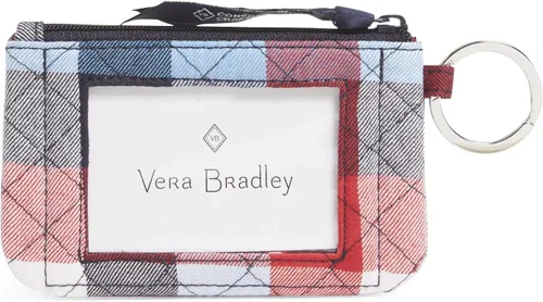 Miniatura 3 de Vera Bradley Women's Cotton Zip ID Case Wallet