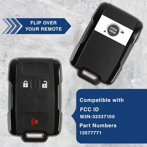 Miniatura 4 de KeylessOption Funda para llave de coche con control remoto sin llave para M3N-32337100