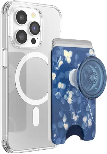 Miniatura 28 de Cartera para teléfono PopSockets con soporte expandible, tarjetero para teléfono - Nubes rosas Rosa (Pink Clouds)