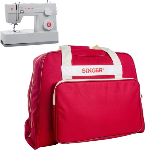 Miniatura 9 de SINGER Estuche para transportar máquina, negro, estuche espacioso que se adapta a la mayoría de las máquinas de coser estándar y serger