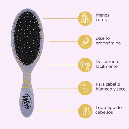Miniatura 4 de Wet Brush Disney Original Cepillo Desentangelante, Ariel (Princesa Elegante), con cerdas IntelliFlex ultra suaves, cepillo de desenredar que se
