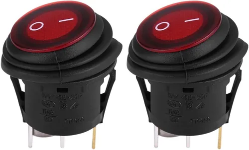 Miniatura 9 de Interruptor basculante de 3 pines, 220 V, 2 unidades, 12 V, 20 A, 3 pines, resistente al agua, interruptor basculante de 220 V, para automóvil