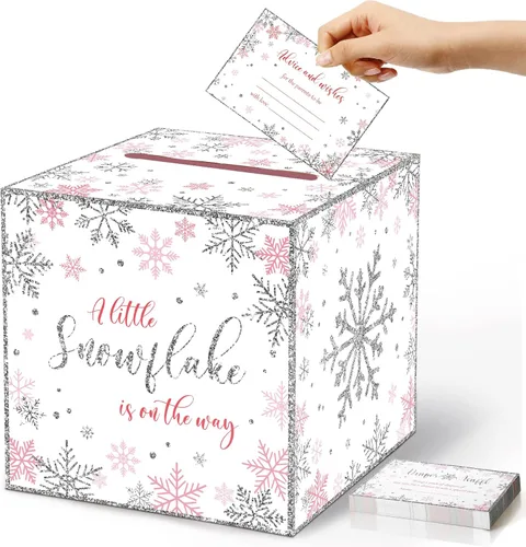 Miniatura 8 de Fumete 51 piezas Caja de tarjetas de rifa de pañales con osos con tarjetas de rifa de pañales insertadas, No podemos esperar, para baby shower
