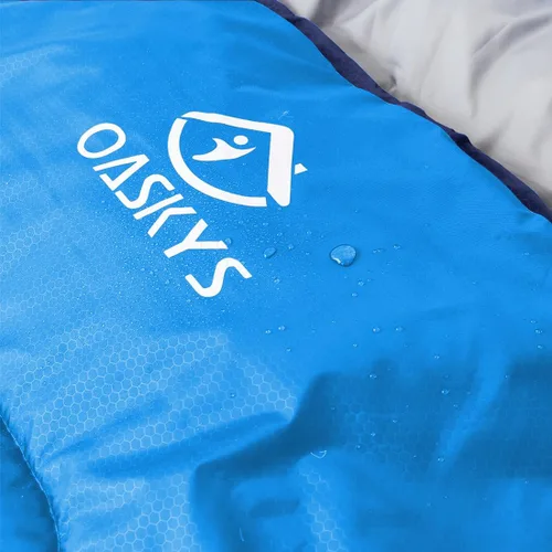 Miniatura 8 de Oaskys - Saco de dormir para acampar, para 3 estaciones, clima cálido y fresco, verano, primavera, otoño, ligero, resistente al agua, para adultos