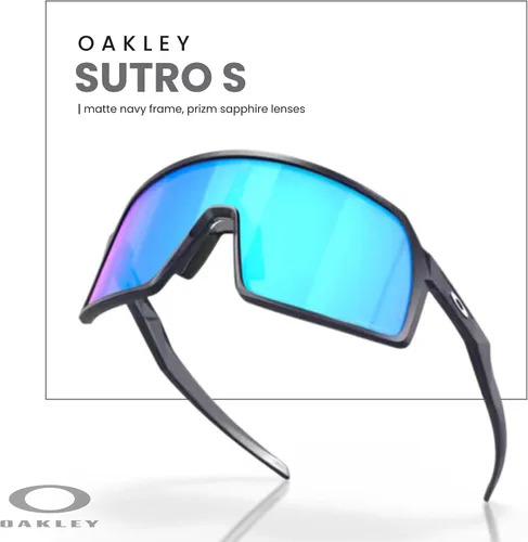 Miniatura 61 de Oakley Sutro OO9406 / OO9462 - Lentes de sol para hombre, kit de correa de accesorios, bolsa de microfibra