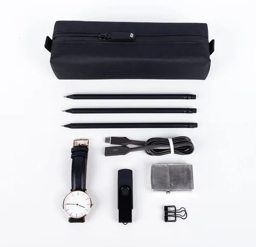Miniatura 5 de Comfyable Neceser pequeño para hombres, mini bolsa delgada para cepillos de dientes, bolsa de kit Dopp