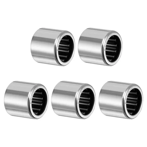 Miniatura 7 de uxcell SCE68 Rodamientos de agujas 3/8-pulgadas de diámetro 9/16-pulgadas de diámetro exterior 1/2-pulgada de ancho Acero cromado Extremo abierto 5