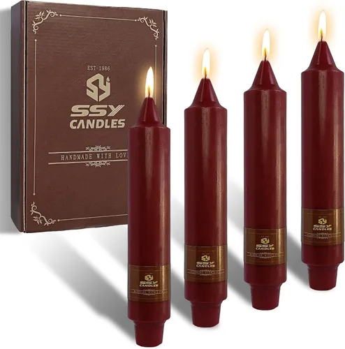 Miniatura 35 de Candelabros de Velas Cónicas Negras, Velas Cónicas Cortas de 5 pulgadas, Candelabros de Velas de Halloween Sin Goteo para Decoración de Navidad