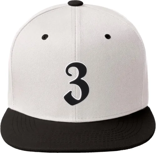Miniatura 363 de Daxton Gorra clásica con visera de billete plano con letras del alfabeto inglés antiguo de la A a la Z
