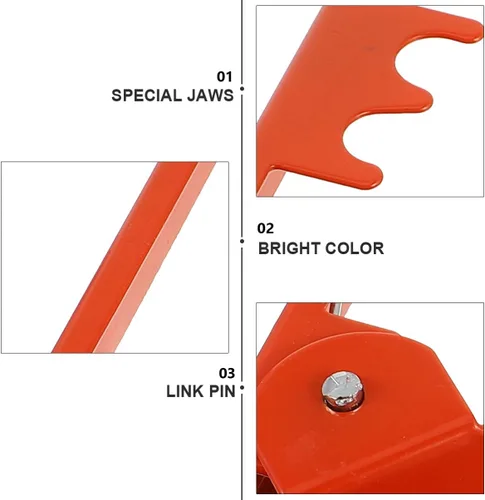 Miniatura 3 de Yardwe Rose Thorn Stripper Alicates Paquete de 2 cortadores de rebabas de metal con resorte para herramienta de eliminación de espinas de tallo