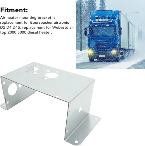 Miniatura 6 de Keenso Soporte de montaje para calentador de estacionamiento para Eberspacher Airtronic D4, D4S, Air Top 2000, 5000 calentadores, acero inoxidable