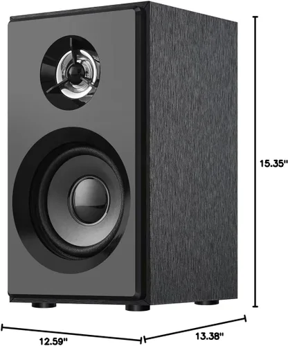 Miniatura 8 de Elimavi Sistema de sonido envolvente 5.1 con sistema estéreo de subwoofer de 5.5 pulgadas para el hogar con altavoces de cine en casa de rango medio