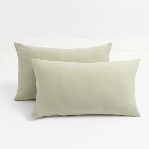 Miniatura 125 de Juego de 2 fundas de almohada pequeñas de punto Jersey Knit para viajes o niños pequeños de 12 x 16 pulgadas, 13 x 18 o 14 x 20 pulgadas, sobre
