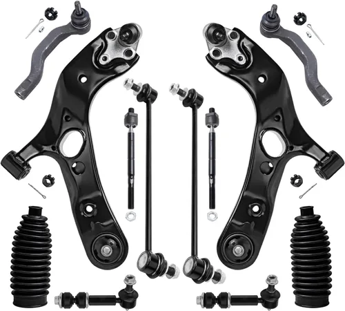 Miniatura 45 de Detroit Axle - Kit de extremo delantero para Ford 1998-2001 Explorer Mercury Mountaineer, 4 barras estabilizadoras delanteras y traseras, 2 brazos
