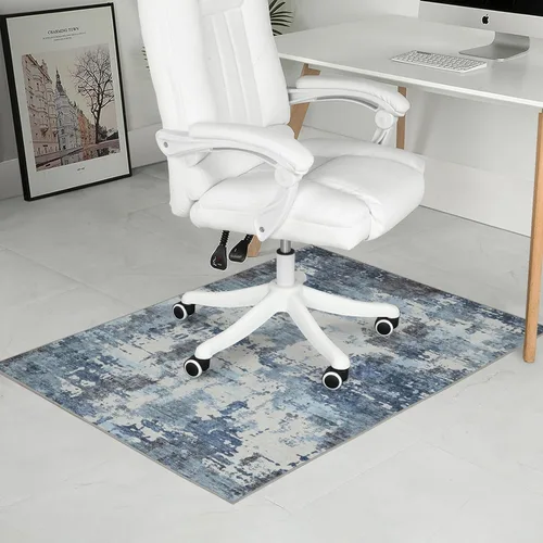 Miniatura 22 de Tapete para silla para suelo de madera dura, 36" x 48" tapete resistente para silla de oficina para sillas con ruedas, antideslizante, tapete