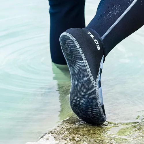 Miniatura 7 de Tilos 3mm Ankle Neoprene Socks - Hypoallergenic, Non-Slip, Durable Water Socks for Diving, Snorkeling, Water Aerobics & More