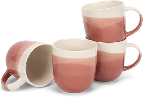 Miniatura 11 de Elanze Designs Paquete de 2 tazas de café de cerámica de cerámica de 14 onzas, color verde eucalipto