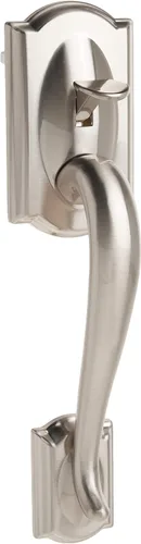 Miniatura 2 de Schlage FE285 CAM 619 FLA CAM LH - Juego de manijas para puerta de entrada con manija Flair y tirador exterior con agarre por la parte de abajo