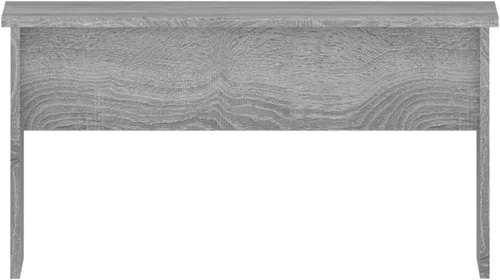 Miniatura 4 de Mesa auxiliar, mesa de centro grande, mesa de centro estrecha adecuada para sala de estar, oficina, balcón, sala de estar familiar, Sonoma gris