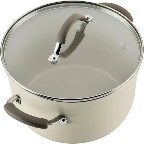 Miniatura 13 de Rachael Ray Cucina Juego de Utensilios de Cocina de Cerámica - 13 Piezas - Juego de Ollas y Sartenes de Cerámica con Sartenes Antiadherentes, Sartén