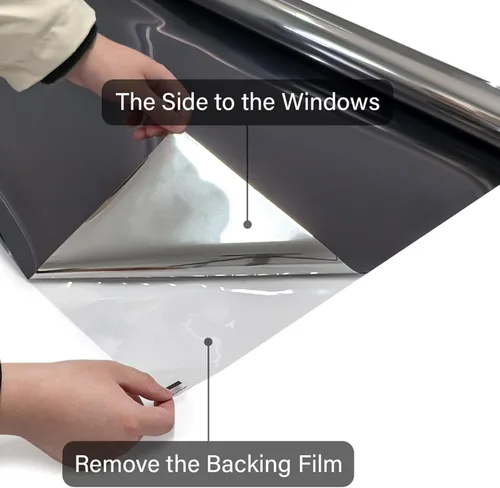 Miniatura 55 de Kromapolis Película de privacidad para ventana, cubierta de vinilo para vidrio, película decorativa de vitral, esmerilada para ventana, se adhiere