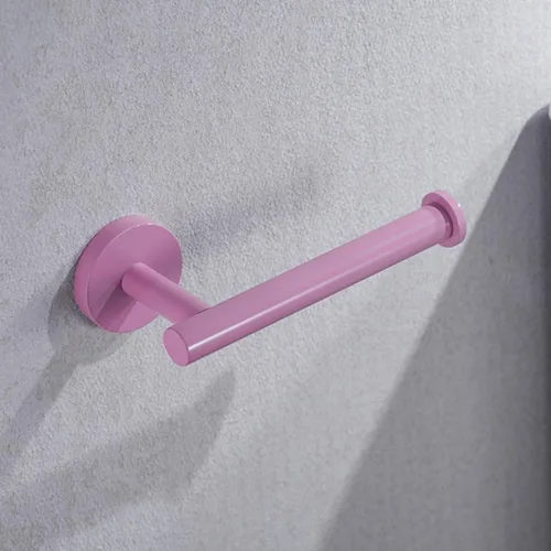 Miniatura 17 de Soporte de papel higiénico para baño, soporte para papel higiénico TP montado en la pared Blanco