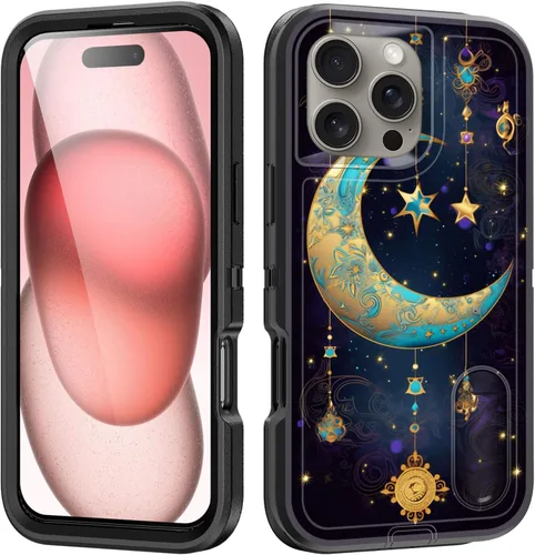 Miniatura 49 de Funda para iPhone Air con soporte integrado, a prueba de golpes, polvo y caídas, 3 capas, grado militar, funda protectora para iPhone Air de 6.5