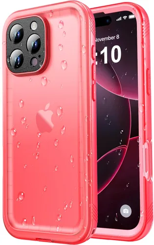 Miniatura 19 de SPORTLINK Funda para iPhone 15 Pro Max, IP68 resistente al agua, protección militar, cuerpo completo, resistente, a prueba de golpes, sellado 360, a