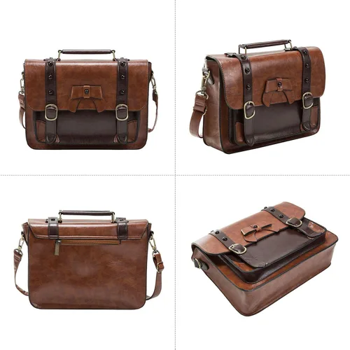 Miniatura 8 de ECOSUSI Bolso bandolera vintage para mujer
