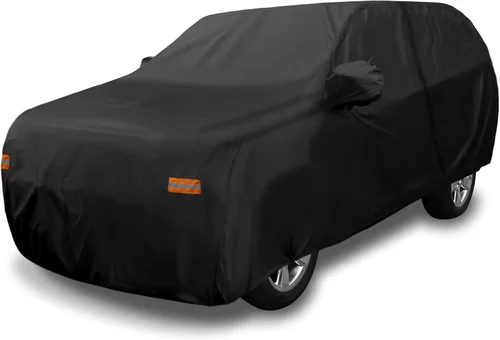 Miniatura 10 de X AUTOHAUX Funda para camioneta Toyota Tacoma Doble Cabina 4P 1,5 m de largo 2005-2021 Protección contra sol, lluvia, polvo, viento y nieve 190T-PU