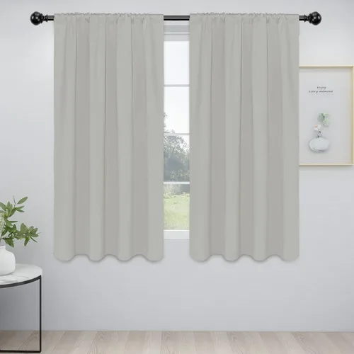 Miniatura 122 de Easy-Going - Cortinas opacas con bolsillo para varilla para el dormitorio, cortinas para ventanas que oscurecen la habitación o la sala de estar