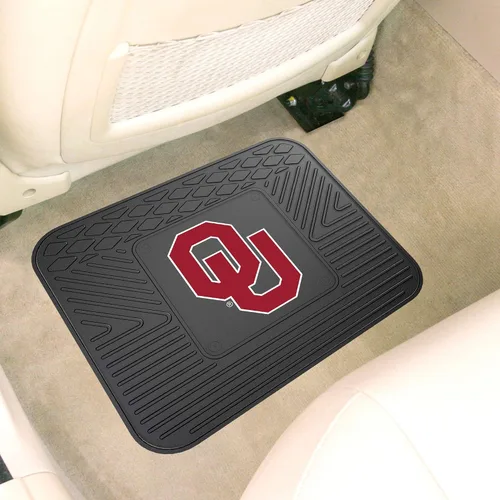 Miniatura 2 de FANMATS 10083 Oklahoma Sooners Back Row - Tapete utilitario para automóvil, 1 pieza, 14 pulgadas x 17 pulgadas, protección para todo tipo de clima