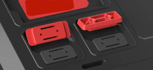 Miniatura 4 de NyVoozy Sistema de montaje de 30 pies para Milwaukee Packout (NEGRO)