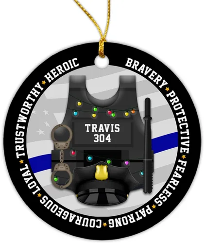 Miniatura 14 de Adorno de Navidad personalizado, adorno de Navidad personalizado para hijo/hija, recuerdos de vacaciones para padres y bebés
