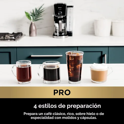 Miniatura 2 de Ninja Cafetera de Café Caliente y Frío, Cafetera de una Sola Porción y Máquina de Café por Goteo, DualBrew Pro Specialty de 12 Tazas con Combo