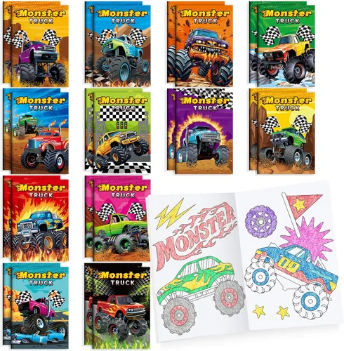 Miniatura 17 de BenLouis 24 piezas de libros para colorear mini de animales de granja, recuerdos de fiesta para niños, pequeños libros de actividades a granel