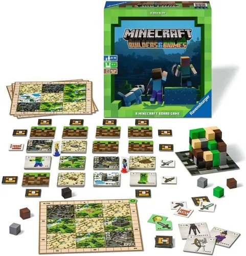 Miniatura 3 de Ravensburger Minecraft: Builders & Biomes - Juego de mesa de estrategia atractivo Ideal para 2 a 4 jugadores Perfecto para edades de 10 años