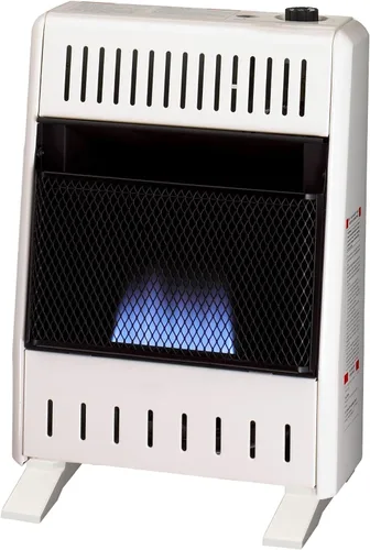 ProCom MN100TBA-B Calentador de espacio de llama azul de gas natural sin ventilación con control de termostato para uso doméstico y oficina, 10000