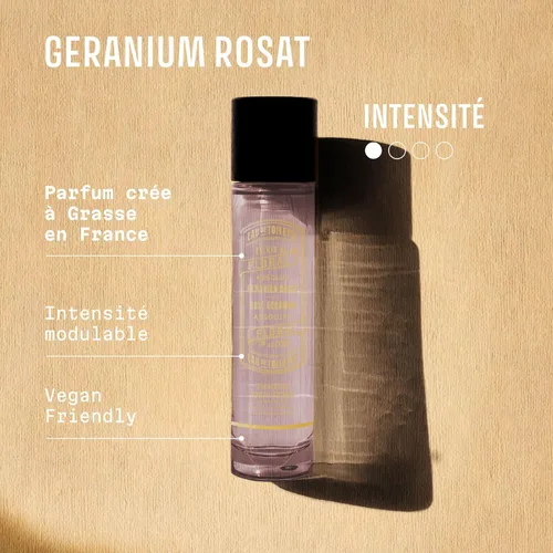 Miniatura 2 de Panier des Sens - Perfume de Geranio Rosa para Mujer - Eau de Toilette para Mujer - Perfume francés - Fragancia ligera y no persistente - 1.7 fl oz