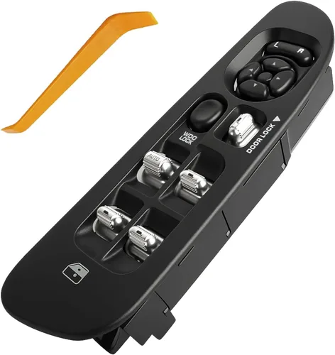 Miniatura 11 de 641-00496L Interruptor de ventana de control eléctrico delantero izquierdo compatible con Dodge Ram 1500 2500 3500 2002-2009, interruptor