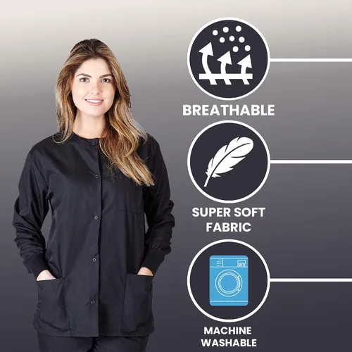 Miniatura 2 de Chaqueta médica de calentamiento para mujer, chaquetas médicas para mujer
